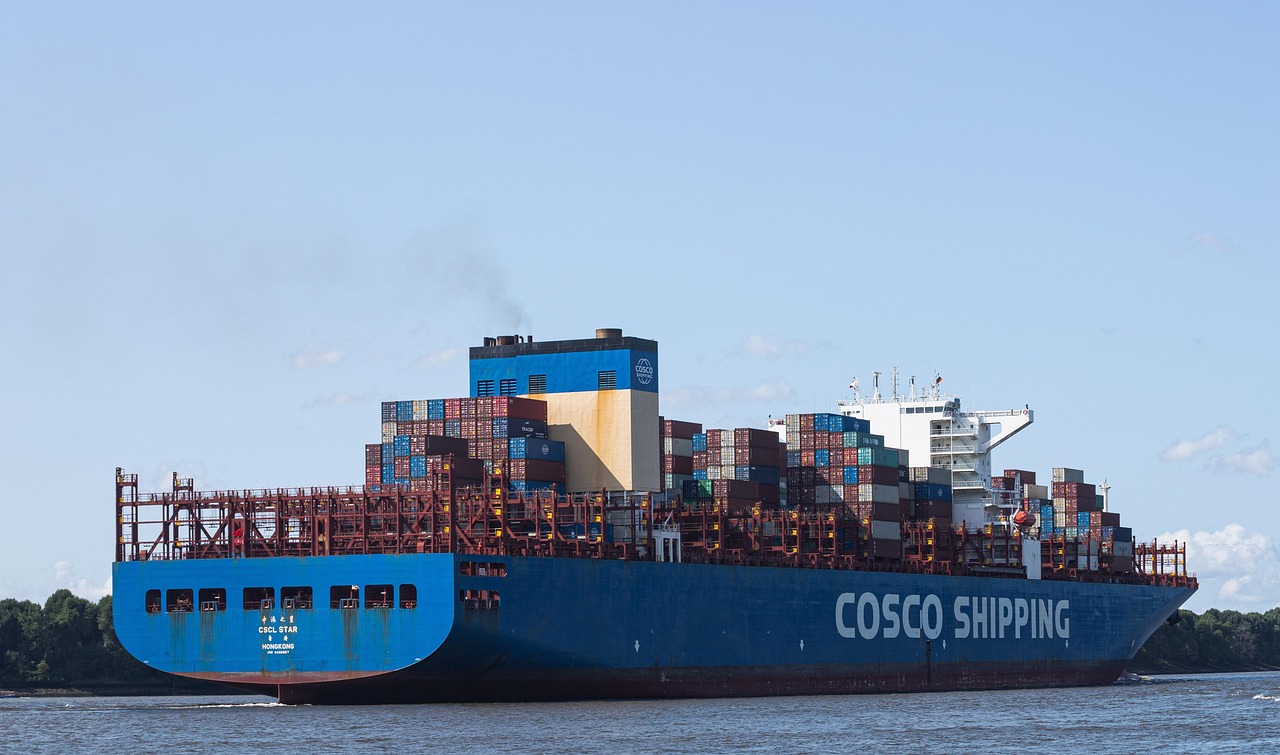 container ship, ship, cargo ship, water, transport, freight transport, shipping, seafaring, nature, freight